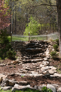 spring waterfall